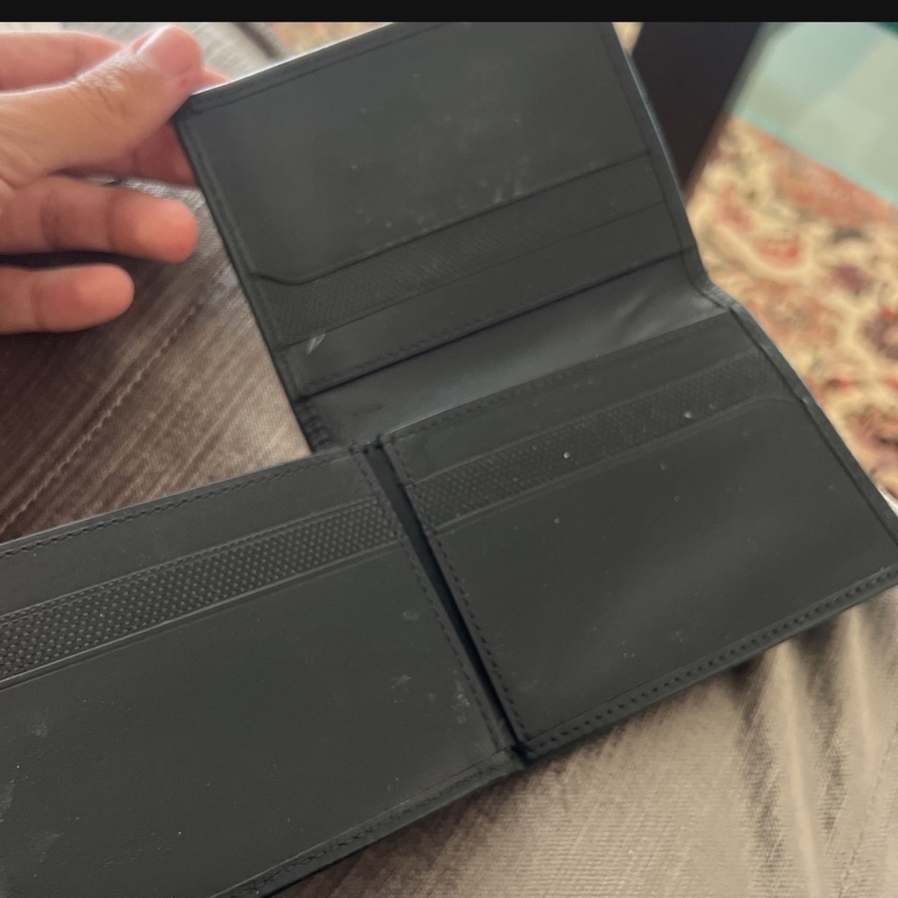 Brand New Real Tumi Wallet Black Alpha L-fold